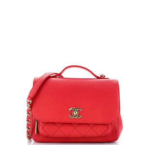Chanel Small Business Affinity Flap Bag Quilted Caviar